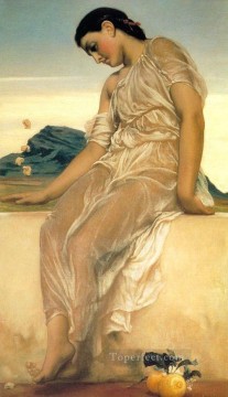 Girl Academicism Frederic Leighton Oil Paintings